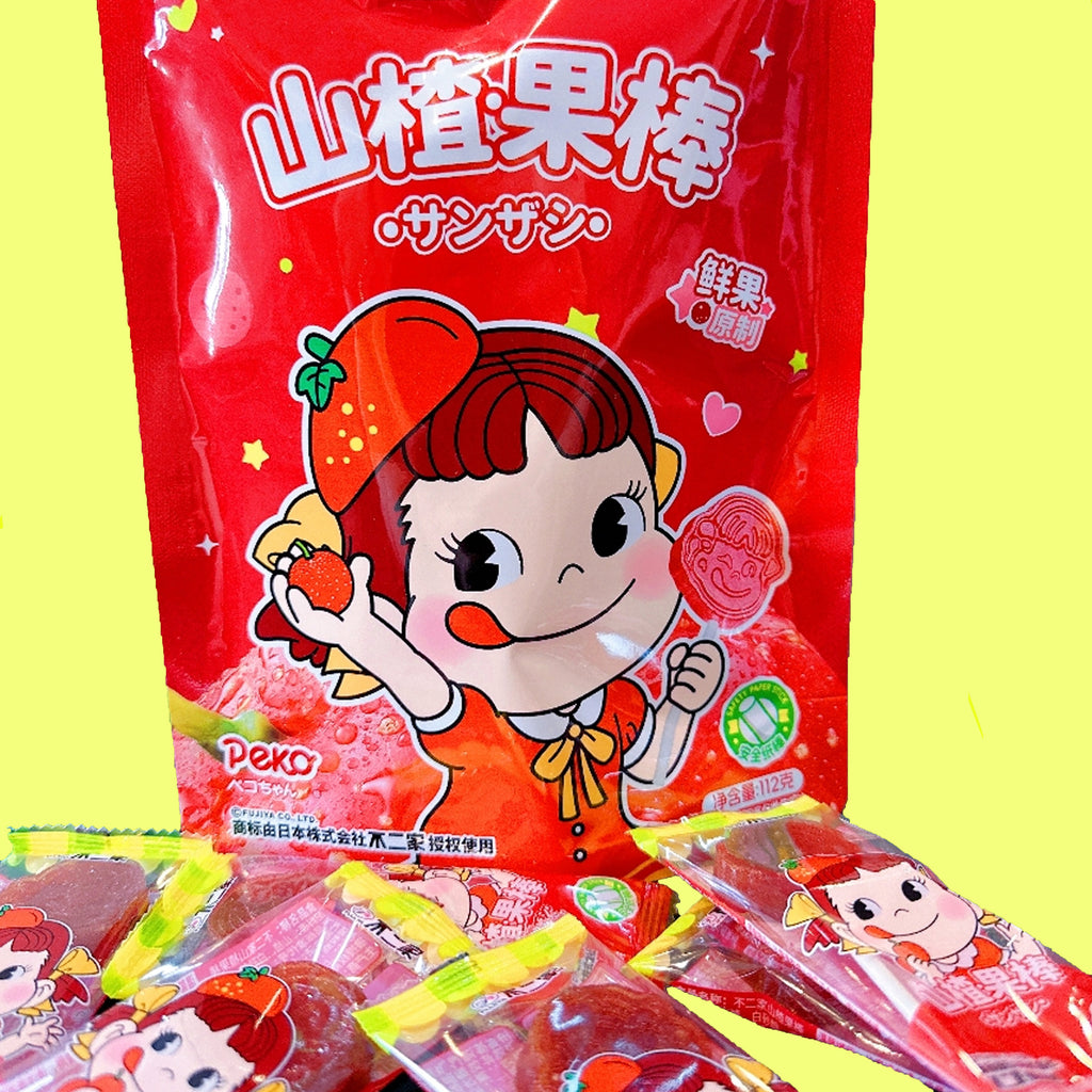FUJIYA Hawthorn Sticks (Original) - 10pk | Japanese Quality Healthy Snack | Hand-Picked Hawthorns | Appetizing Sweet & Sour Flavor | Kid-Friendly Digestive Aid