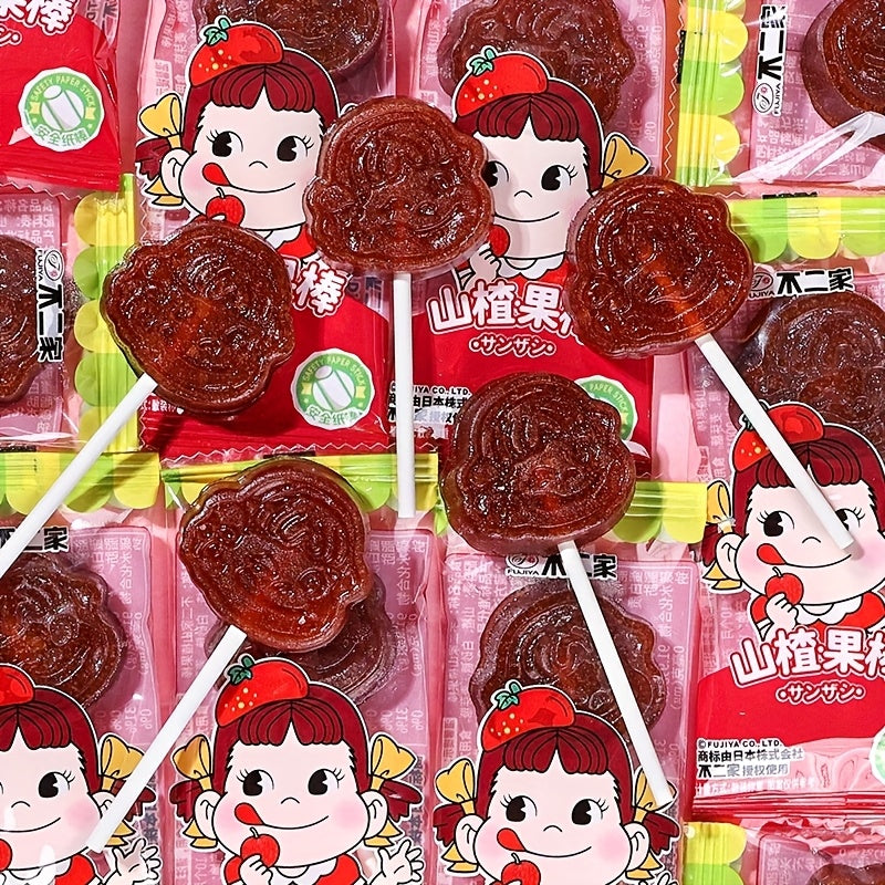 FUJIYA Hawthorn Sticks (Original) - 10pk | Japanese Quality Healthy Snack | Hand-Picked Hawthorns | Appetizing Sweet & Sour Flavor | Kid-Friendly Digestive Aid