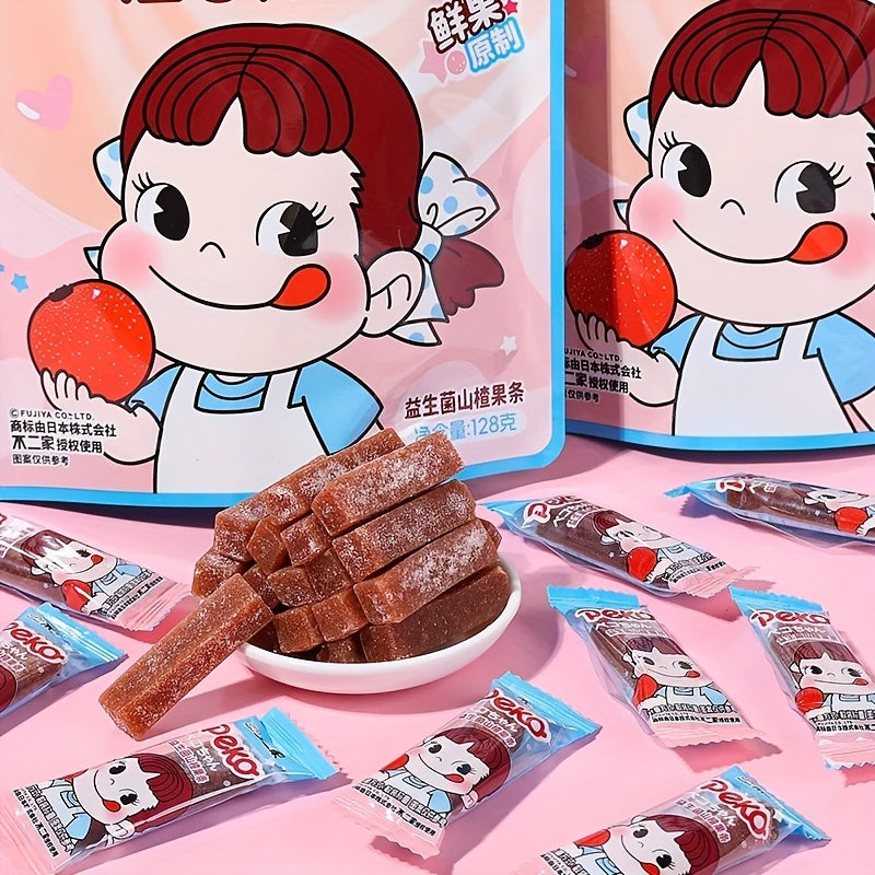 [20pk FUJIYA Hawthorn Strips] FUJIYA Original Hawthorn Strips - 20pk | Japanese Healthy Fruit Snacks | Hand-Selected Hawthorns | Digestive Aid with Sweet-Tart Balance | Office & School Friendly