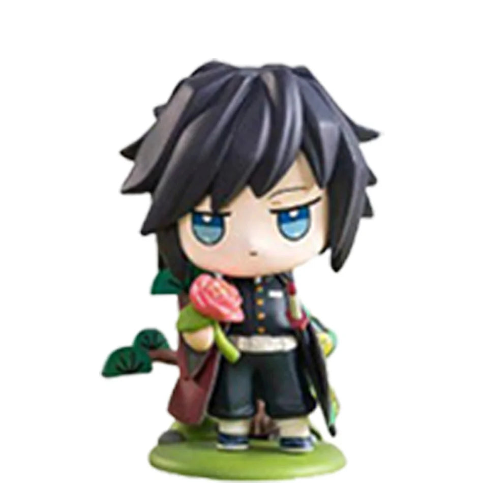 Demon Slayer Tanjiro Kamado Nezuko anime cartoon figure blind box creative personalized statue model ornament surprise gift box