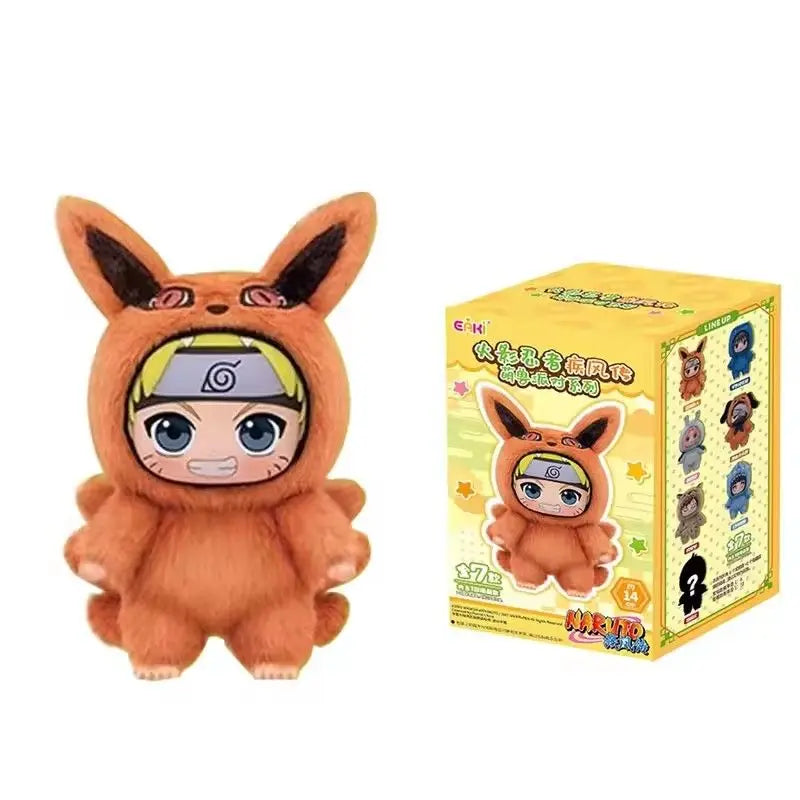 Bandai Naruto Shippuden Party Series Blind Box - Cute Uzumaki Plush & Mystery Stuffed Toy Collectible Gift