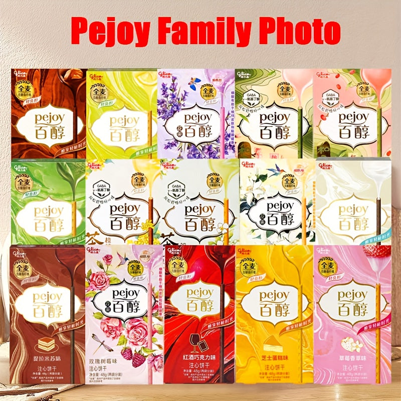 Glico Pocky, Pocky Chun 1.24/1.59/1.69/1.77/1.94Oz (35/45/48/50/55G) * 2/6 Packs, Production Date Format (Year/Month/Day), Chocolate Biscuit Bars, Essential for Afternoon Tea, Movie Party Snacks, And Camping Essentials